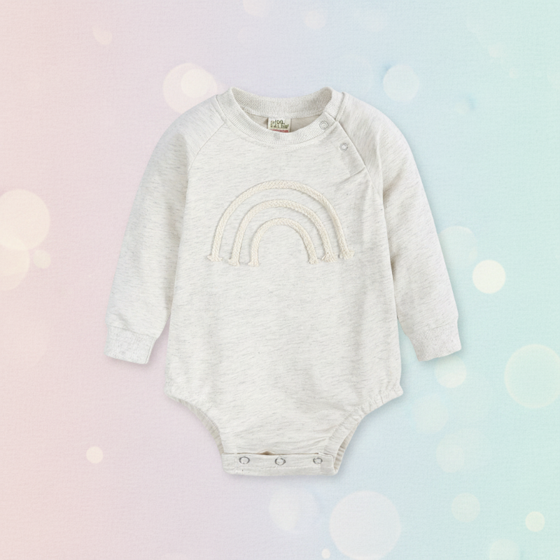 SnuggleHue – Morbido e confortevole – Body per neonati arcobaleno