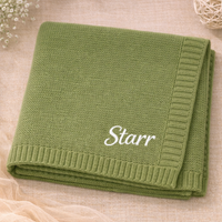 Thumbnail for Personalized Baby Blanket – Morbida e unica – Coperta in cotone personalizzata con ricamo
