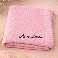 Thumbnail for Personalized Baby Blanket – Morbida e unica – Coperta in cotone personalizzata con ricamo