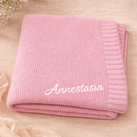 Thumbnail for Personalized Baby Blanket – Morbida e unica – Coperta in cotone personalizzata con ricamo
