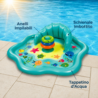 Thumbnail for SplashPlay – Sicuro e divertente – Piscina per bambini con parasole