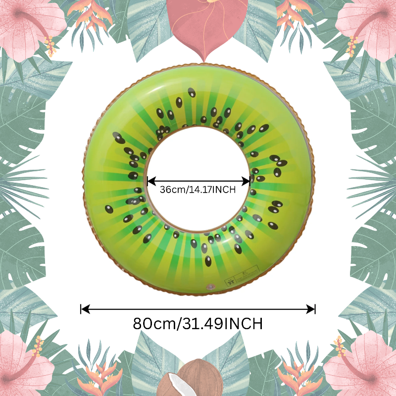 SunSplash – Tropicale e confortevole – Ciambella da bagno con frutta tropicale