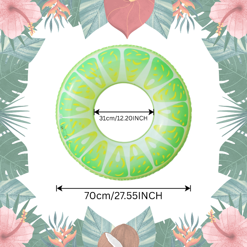SunSplash – Tropicale e confortevole – Ciambella da bagno con frutta tropicale