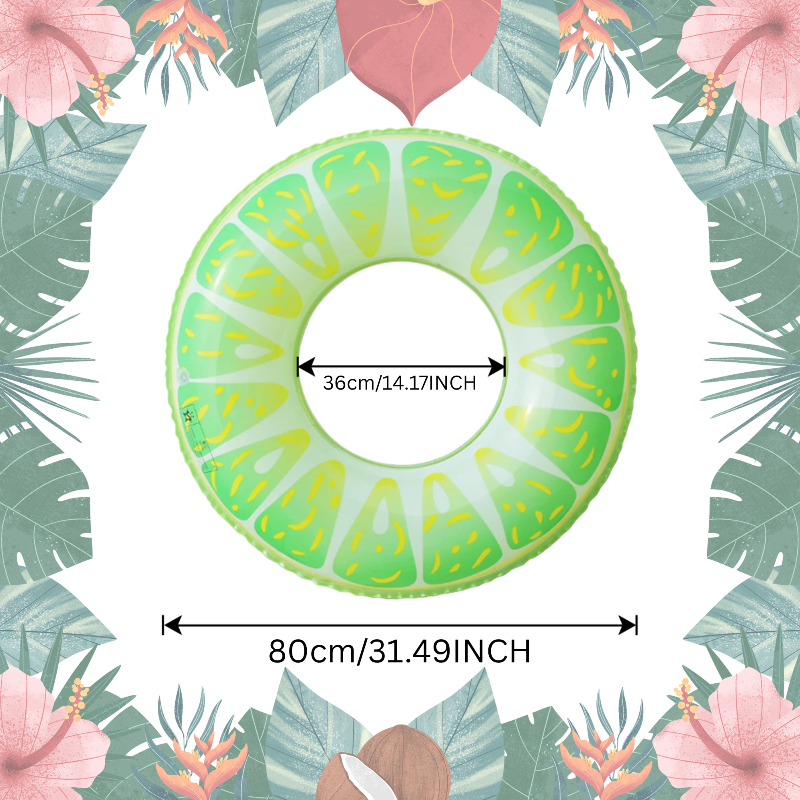 SunSplash – Tropicale e confortevole – Ciambella da bagno con frutta tropicale