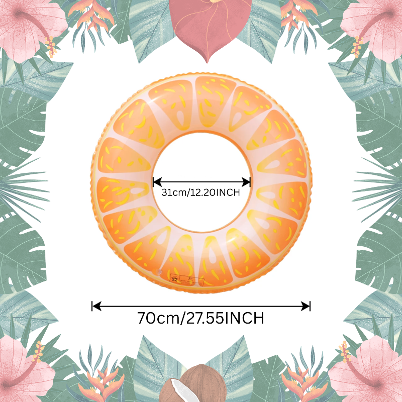SunSplash – Tropicale e confortevole – Ciambella da bagno con frutta tropicale
