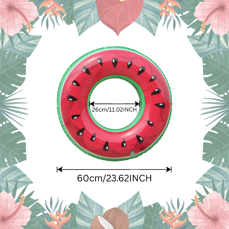 SunSplash – Tropicale e confortevole – Ciambella da bagno con frutta tropicale
