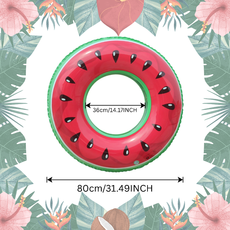SunSplash – Tropicale e confortevole – Ciambella da bagno con frutta tropicale