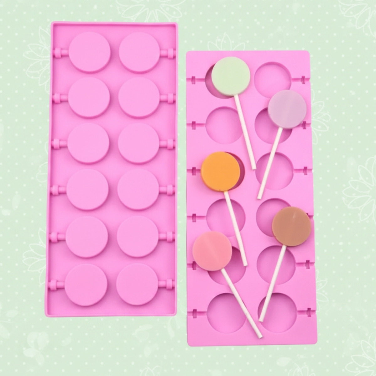 SweetPop – Dolcetti consapevoli – Set di stampi in silicone per lecca-lecca