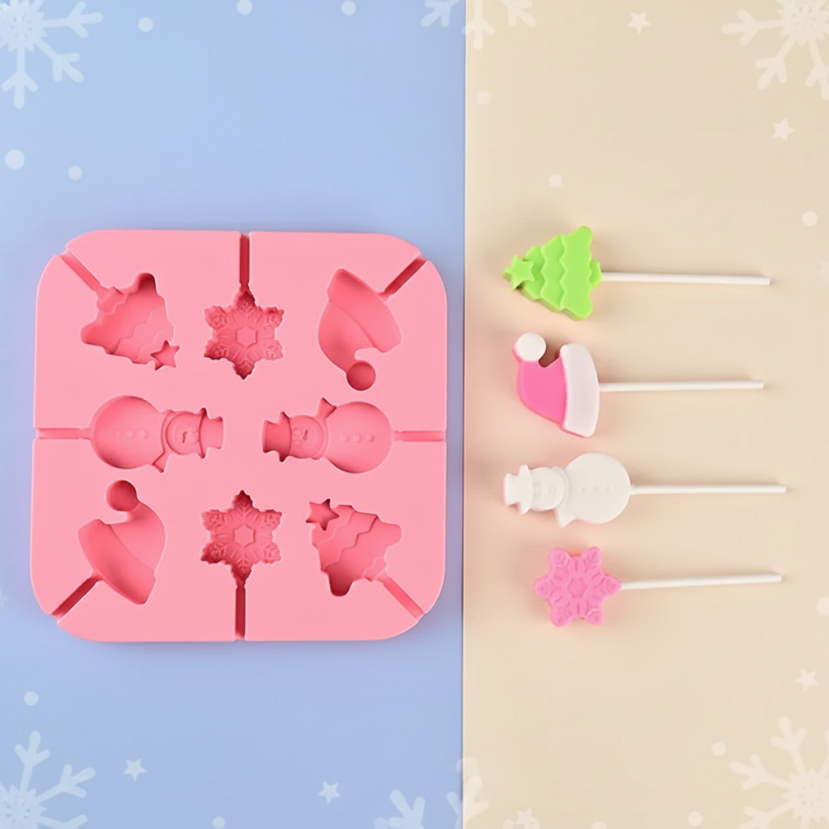 SweetPop – Dolcetti consapevoli – Set di stampi in silicone per lecca-lecca