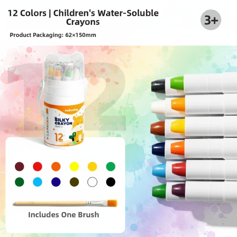 TinyArt – Educativo e sicuro – Set di pennarelli lavabili e solubili in acqua