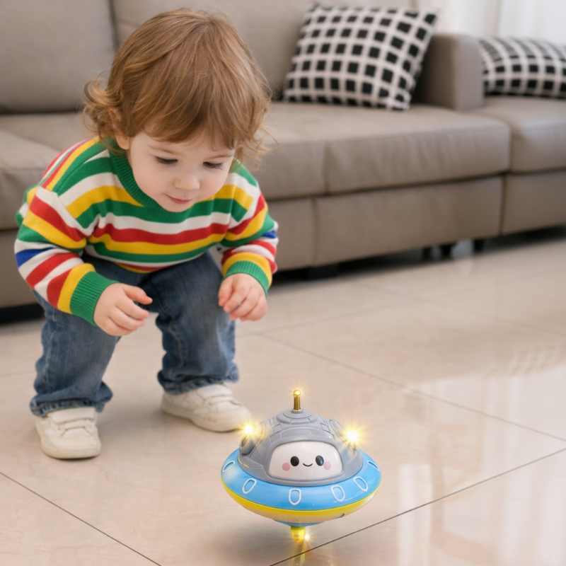 Tightrope Walking UFO Toy – Interattivo e affascinante – Giocattolo robot in equilibrio