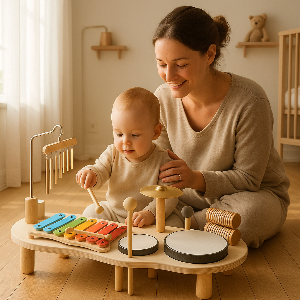 Baby Music Set™ - Scopri la magia della musica - Set di strumenti musicali per bambini
