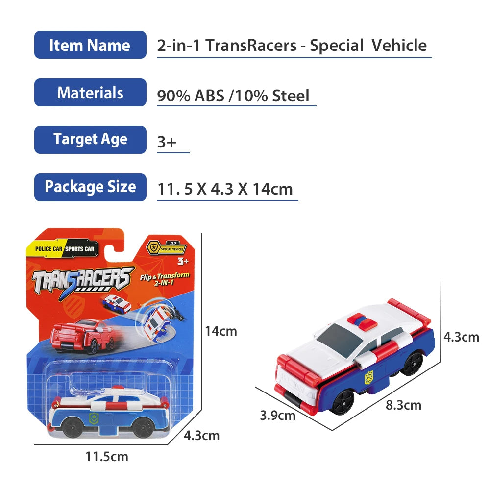 Transracers™ - Veicoli trasformabili - Auto giocattolo