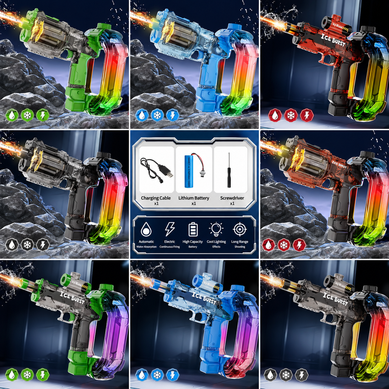 TurboBlaster – Promozioni e divertimento a non finire – Pistola ad acqua "Ruimte"