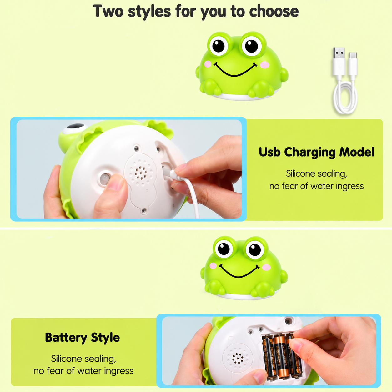 FrogSplash – Allegro e interattivo – Fontana automatica