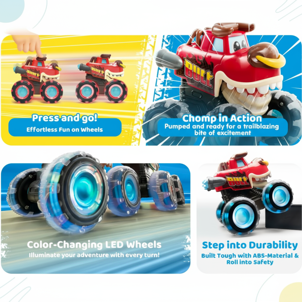 GlowRover – Robusto e resistente agli urti – RC Monstertruck