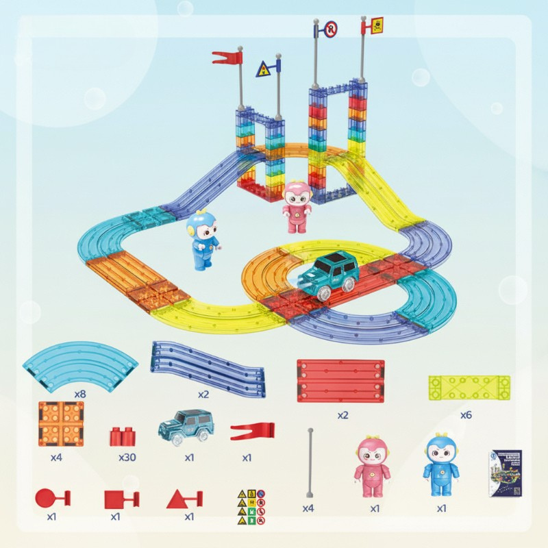 SmartTrack – Costruisci e gioca – Percorsi creativi magnetici