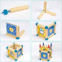 Thumbnail for Woods – Sostenibile e creativo – Set di costruzioni in legno per bambini