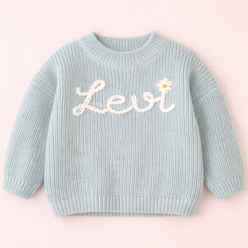 TinyStitch – Maglione personalizzato con nome per bambini