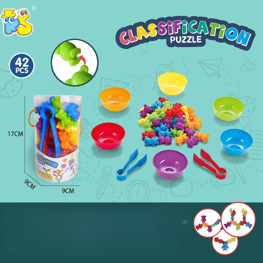 Rainbow Teddy Bears Toys™ - Educativo e creativo - Orsetti contatori arcobaleno