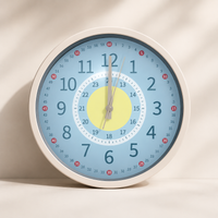 Thumbnail for ChildrenTime – Indipendente e silenzioso - Orologio da parete educativo per bambini
