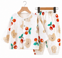 Thumbnail for Mini Fashion™ - Materiale traspirante - Pigiama in lino per bambini