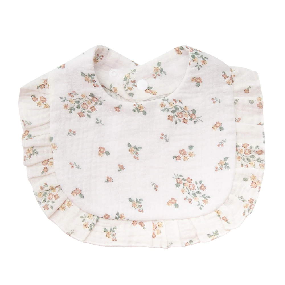 BabyBloom – Carino e comodo – Bavaglino per neonati con bordo a balze