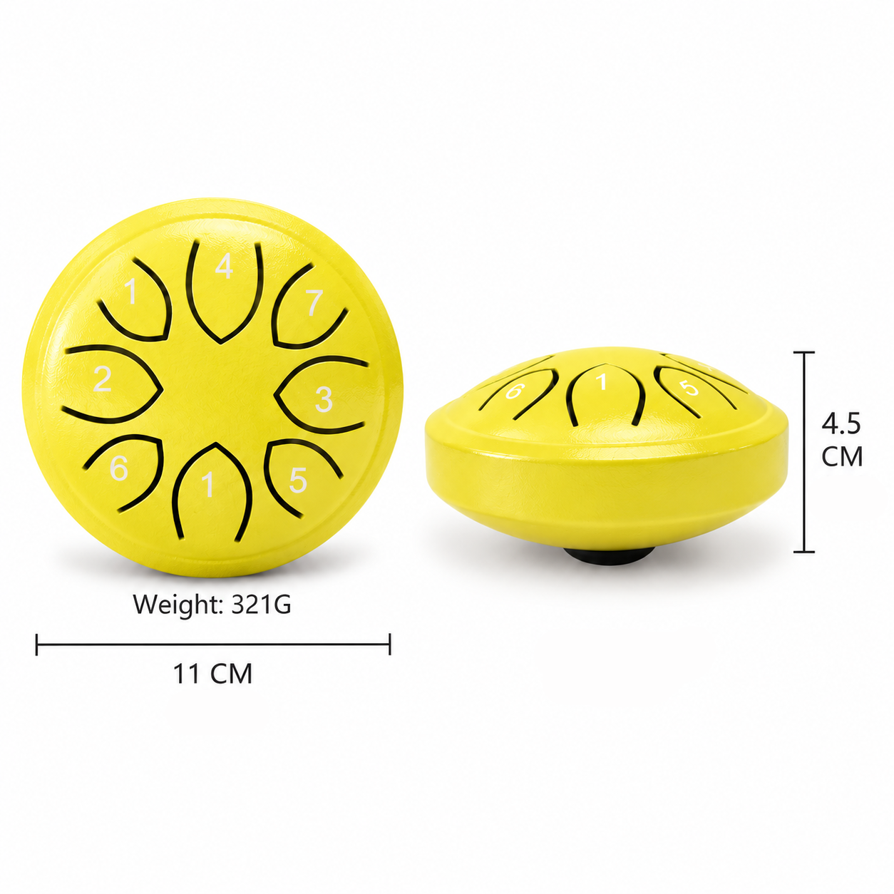 TinyHarmony – Compatto e musicale – Tamburo a lingue a 8 note