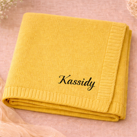 Thumbnail for Personalized Baby Blanket – Morbida e unica – Coperta in cotone personalizzata con ricamo