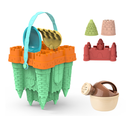 Beach Castle Play Set™ - Divertimento in spiaggia per bambini - Set per castelli di sabbia