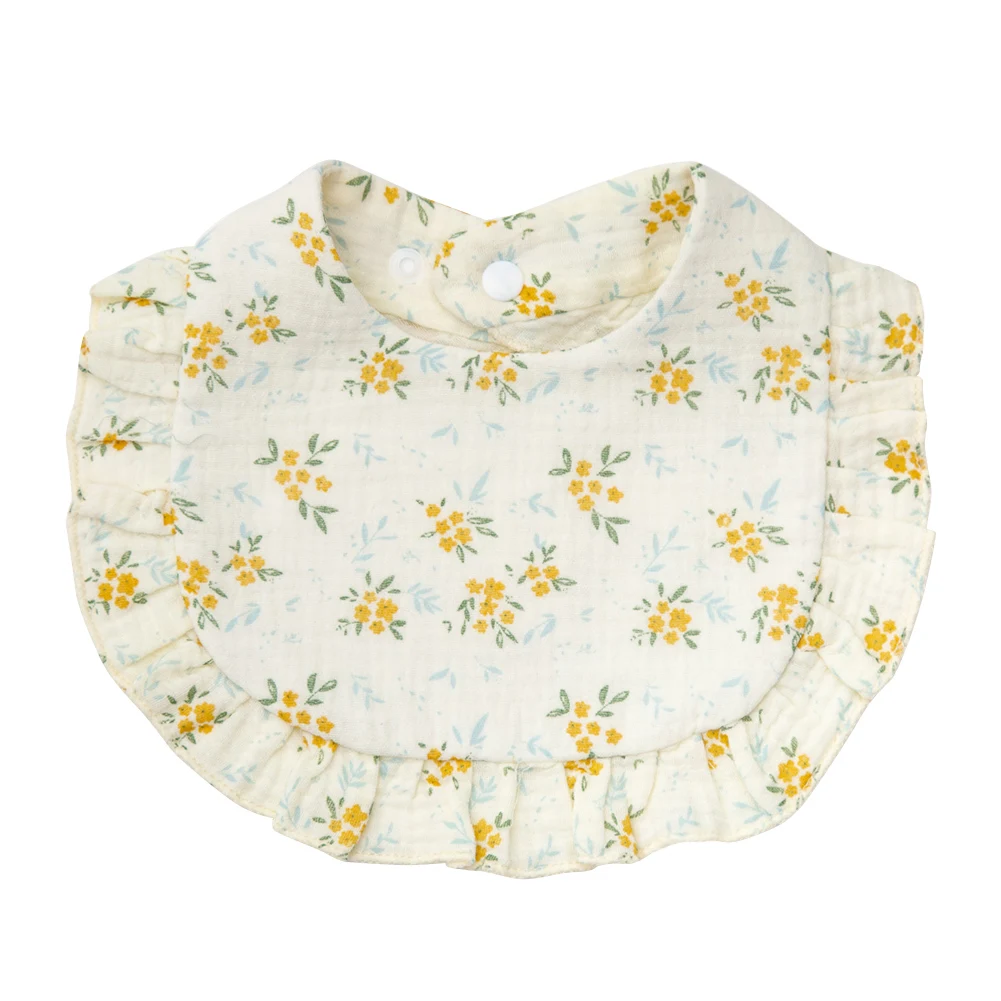 BabyBloom – Carino e comodo – Bavaglino per neonati con bordo a balze