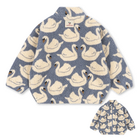Thumbnail for WarmHug – Comoda e alla moda – Giacca in pile per bambini con stampe divertenti
