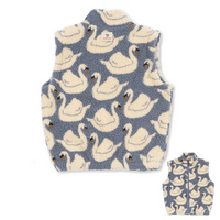 Thumbnail for WarmHug – Comoda e alla moda – Giacca in pile per bambini con stampe divertenti