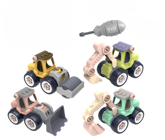 Building Masters Mini Engineering Vehicle Set™ - Mini veicoli da costruzione