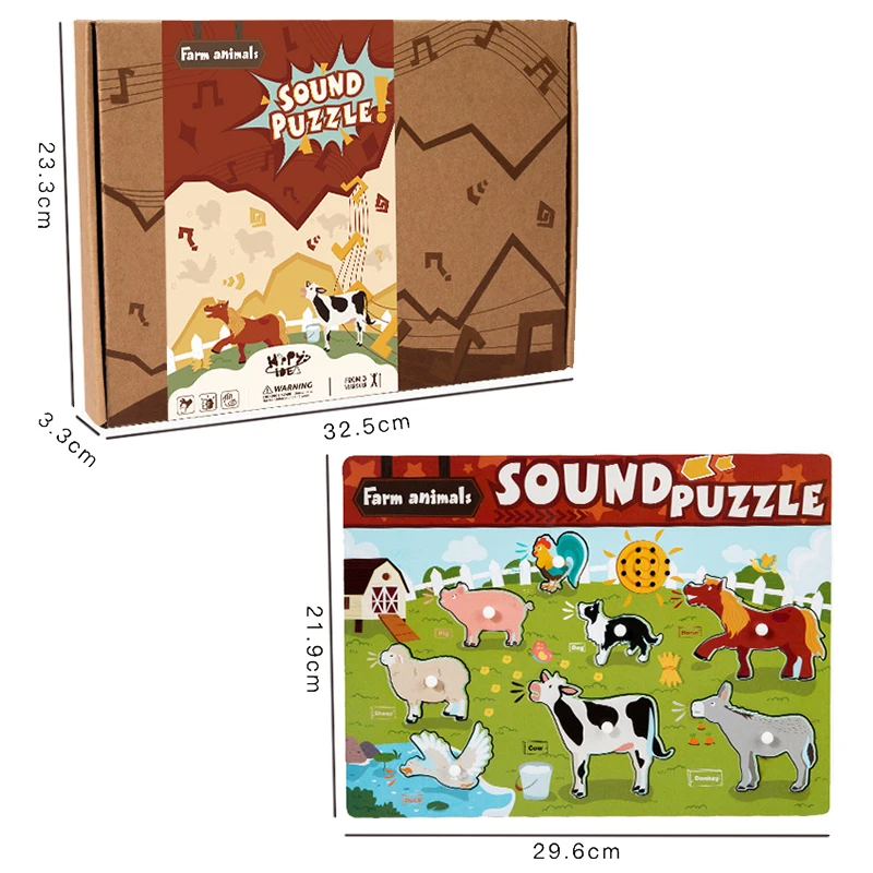 Sound Matching Game™ – Suoni e scoperte – Puzzle sonoro educativo