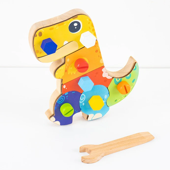 Dino Screwdriver Board™ - Gira ed esplora - Giocattolo sensoriale