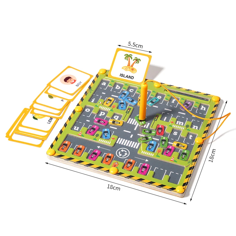 Bead Puzzle™ – Labirinto di divertimento – Puzzle di palline magnetiche in legno