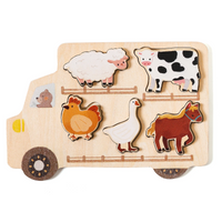 Thumbnail for Woods™ – Avventura con i puzzle – Puzzle di auto in legno