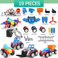 Thumbnail for Magnetic Cars™ – Divertimento con le costruzioni magnetiche - Set di giocattoli con veicoli magnetici