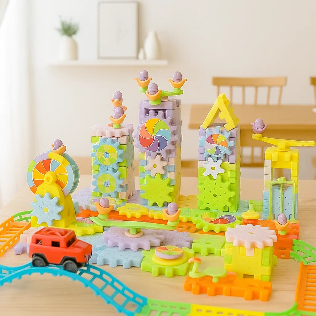 GearTrack – Elettrico ed educativo – Set di costruzioni giocattolo