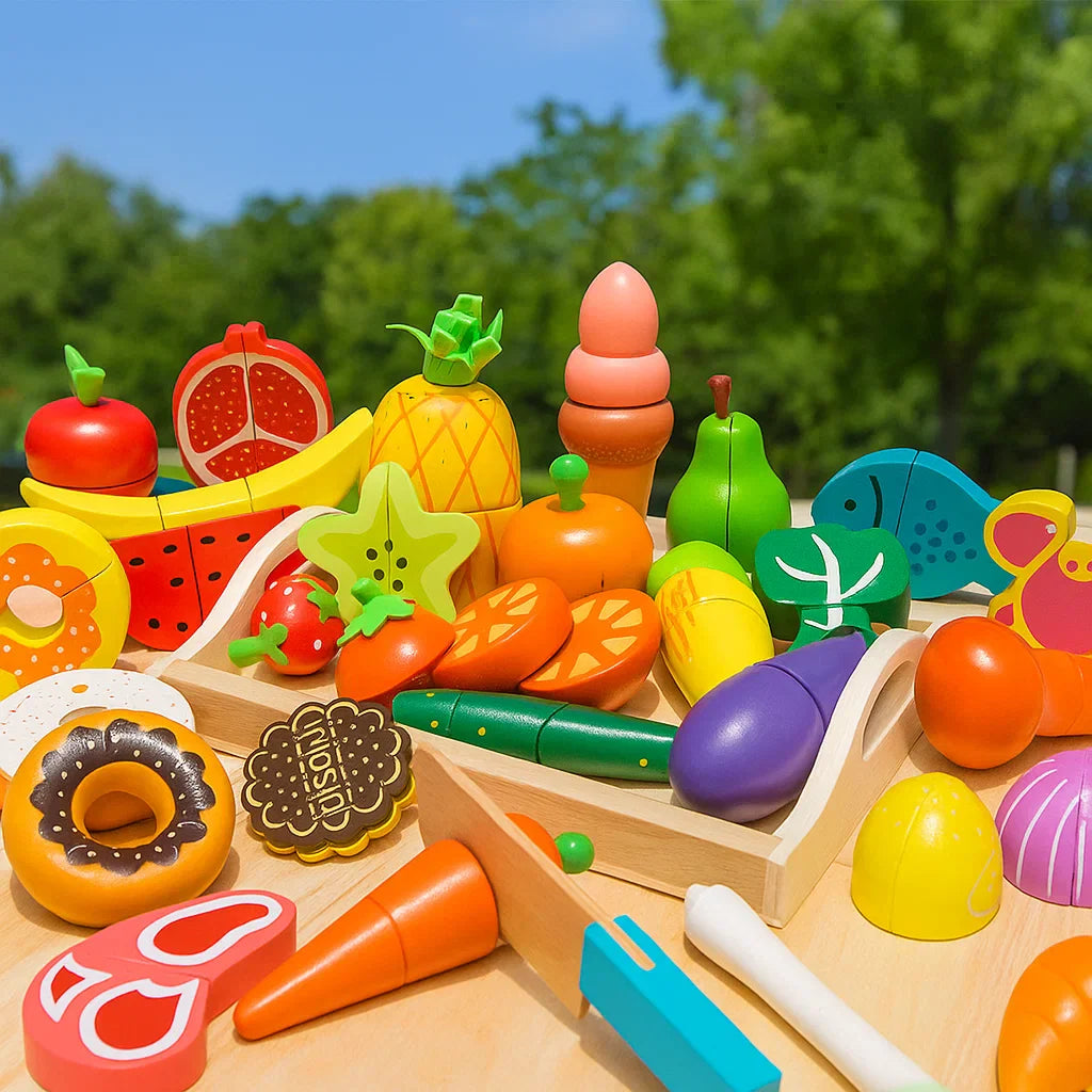 MiniChef – Divertente e creativo – Set da gioco magnetico in legno per la cucina