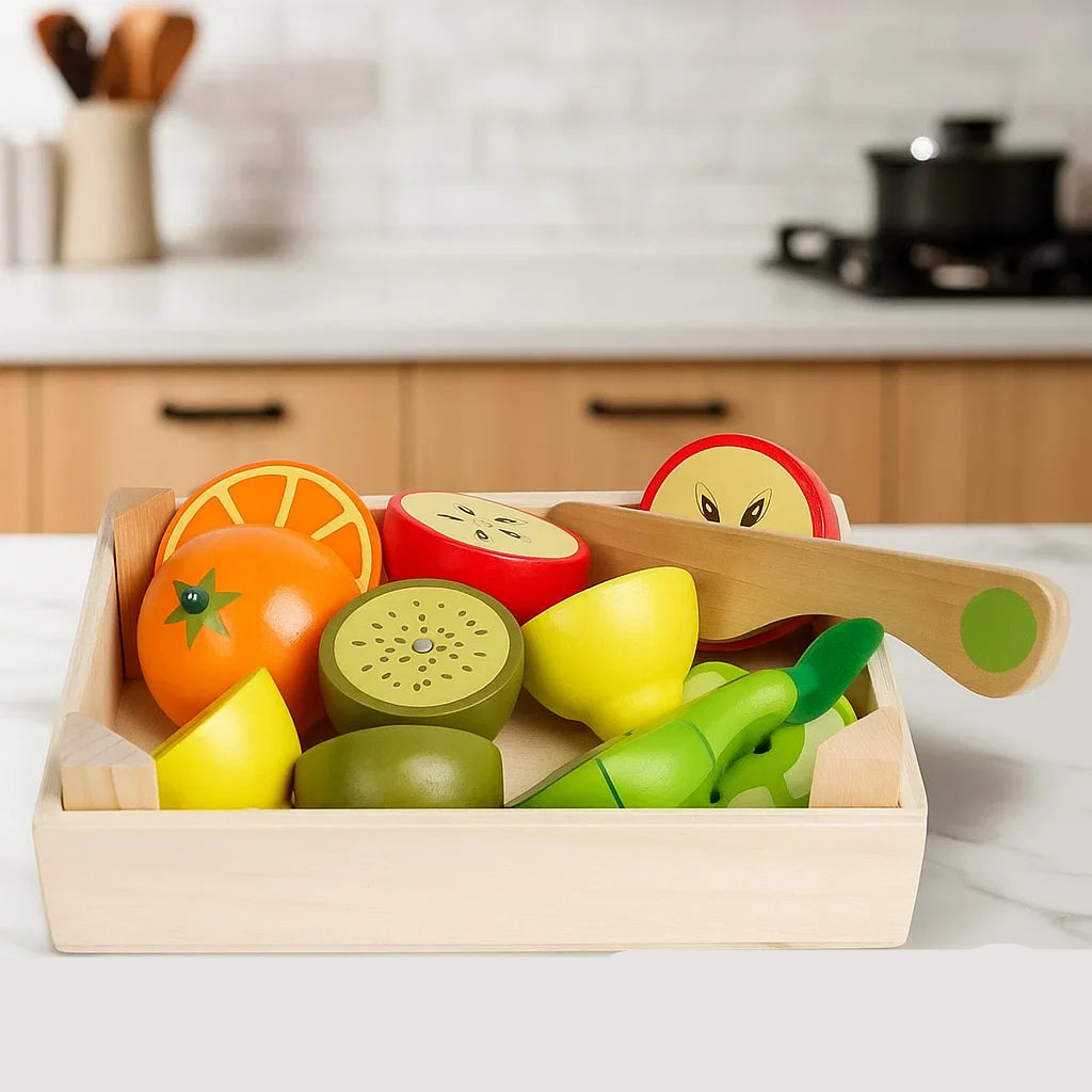 MiniChef – Divertente e creativo – Set da gioco magnetico in legno per la cucina