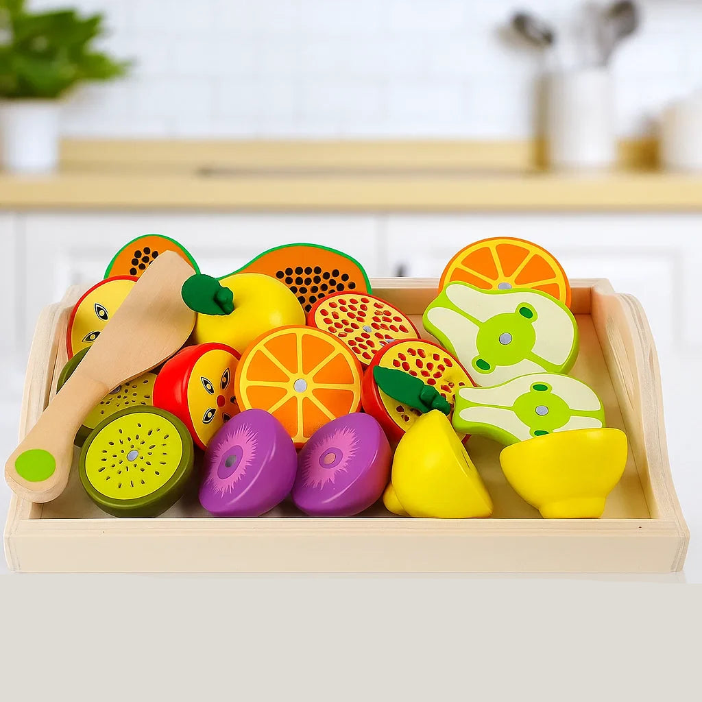 MiniChef – Divertente e creativo – Set da gioco magnetico in legno per la cucina