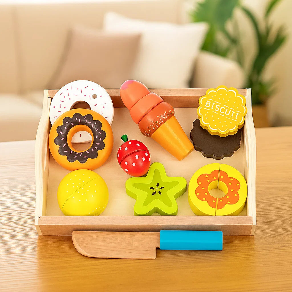 MiniChef – Divertente e creativo – Set da gioco magnetico in legno per la cucina