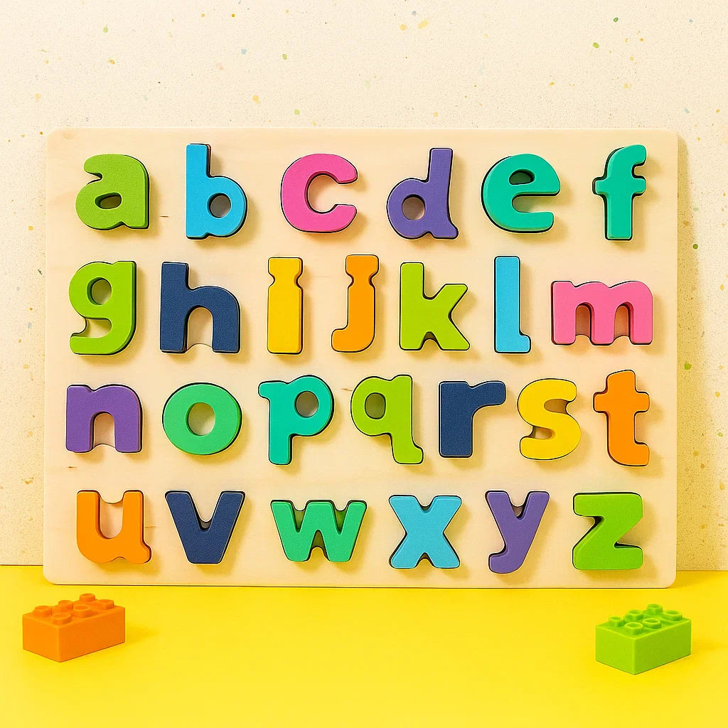 AlphaBlocks – Legno ed educativo – Puzzle con lettere 3D