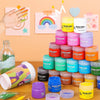 PaintJoy – Colorato e creativo – Set di colori a dita e guazzi