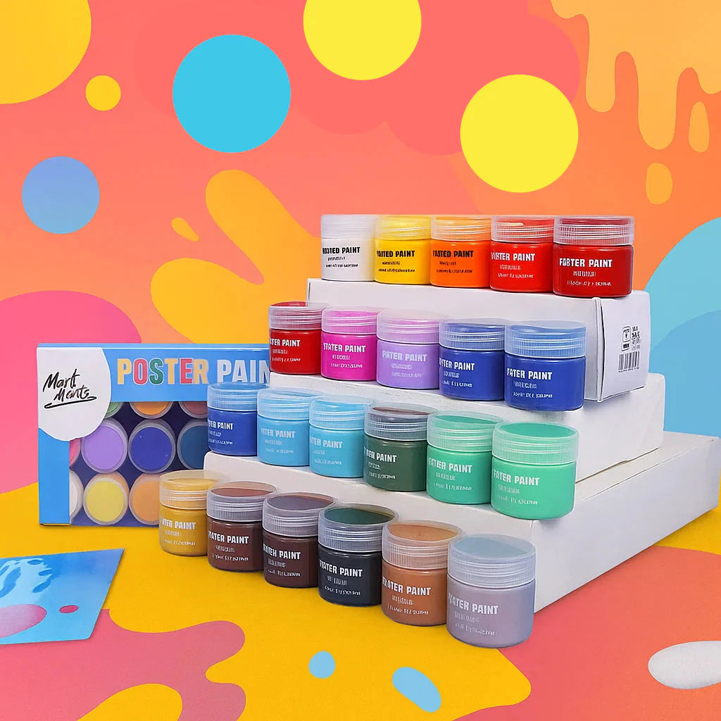 PaintJoy – Colorato e creativo – Set di colori a dita e guazzi