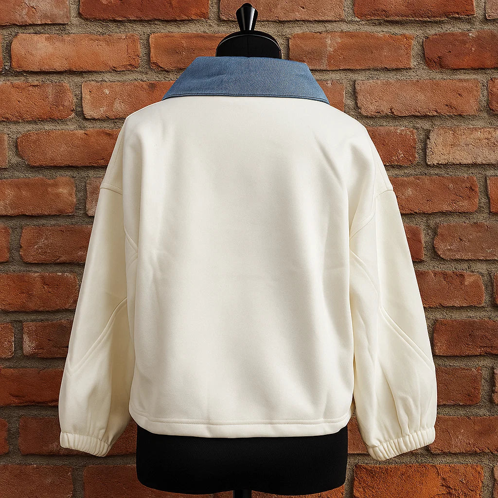 FashionKids – Elegante e giocoso – Polo con colletto in denim