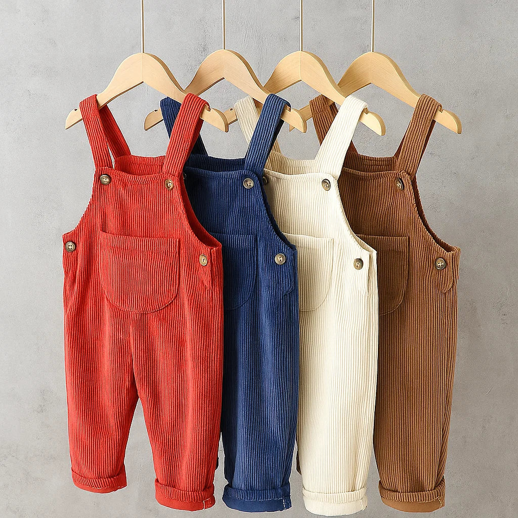 TinyTrend – Comodi ed eleganti – Salopette in tessuto a costine