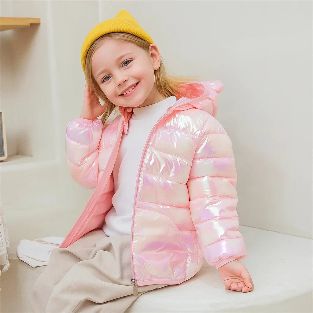 CuddleCoat  – Giacca imbottita pesante con cappuccio con orecchie da orso